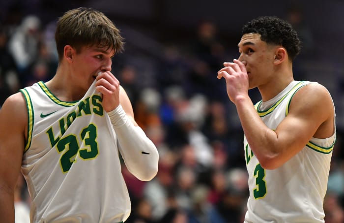 West Linn Central Catholic 6A Oregon boys basketball quarterfinal Taylor Balkom 17